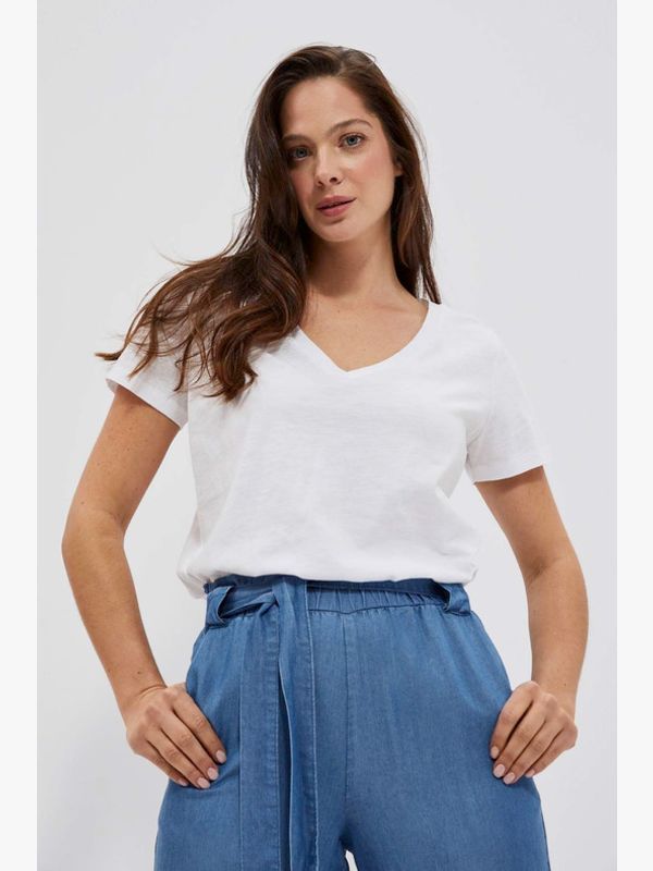 Moodo Moodo T-shirt Byal