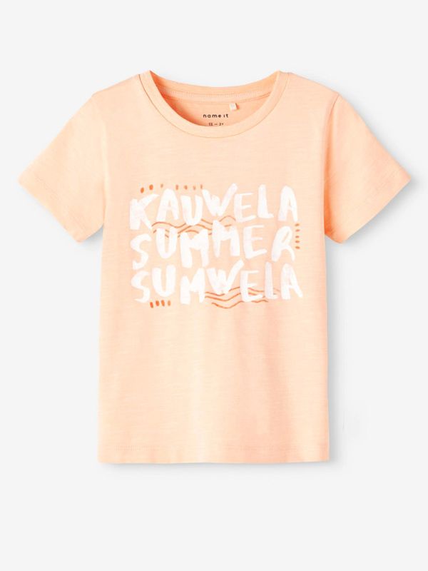 name it name it Frederik Тениска детски Oranzhev