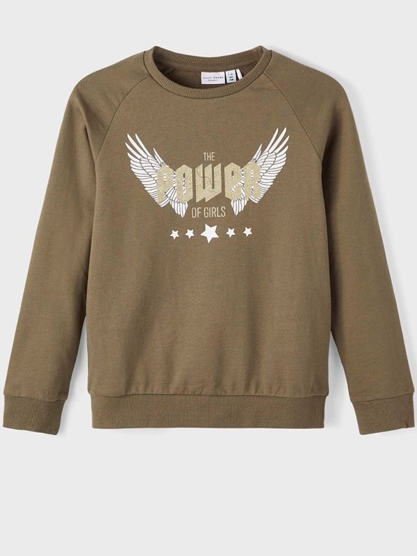 name it name it Venus Суитшърт детски Zelen