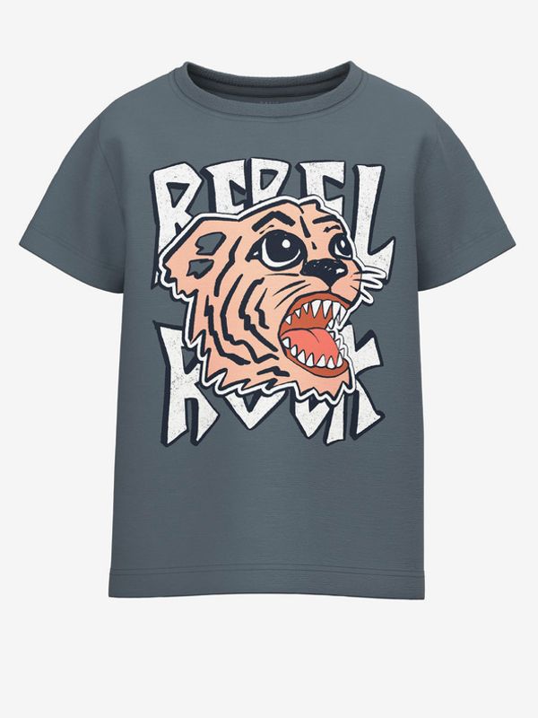 name it name it Vokka Детска тениска Siv