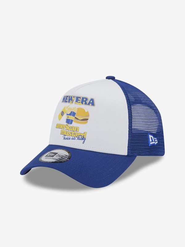 New Era New Era Food Burger Blue A-Frame Trucker Cap Byal