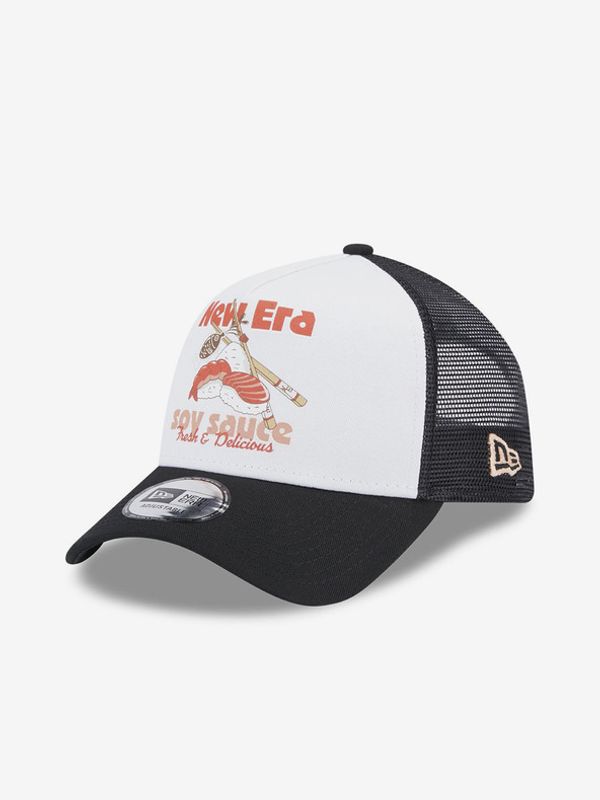 New Era New Era Food Sushi Black A-Frame Trucker Cap Byal