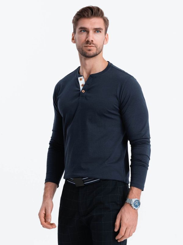 Ombre Clothing Ombre Clothing Henley T-shirt Sin