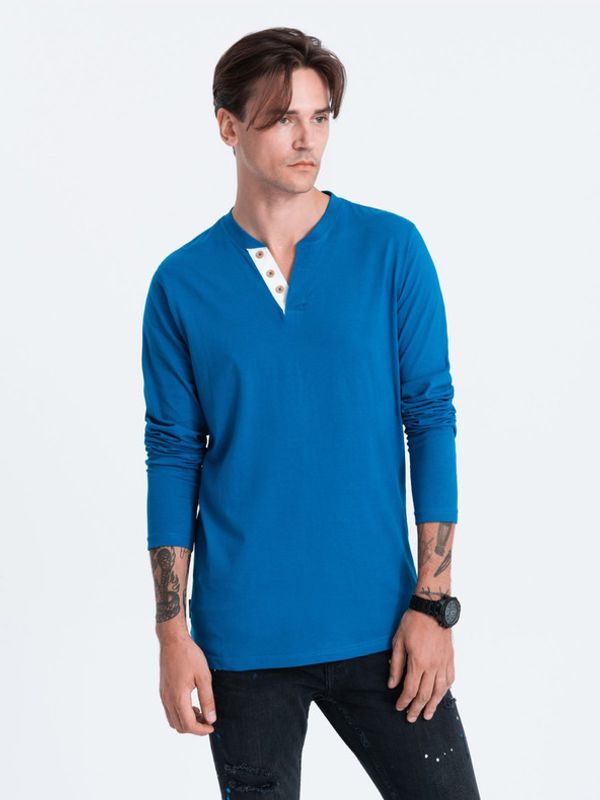 Ombre Clothing Ombre Clothing Henley T-shirt Sin