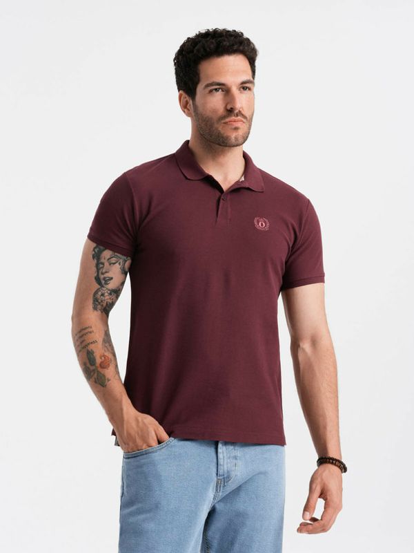 Ombre Clothing Ombre Clothing Polo T-shirt Cherven