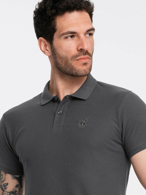 Ombre Clothing Ombre Clothing Поло тениска Siv