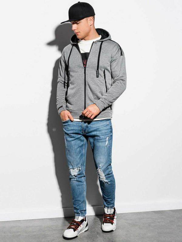 Ombre Clothing Ombre Clothing Sweatshirt Siv