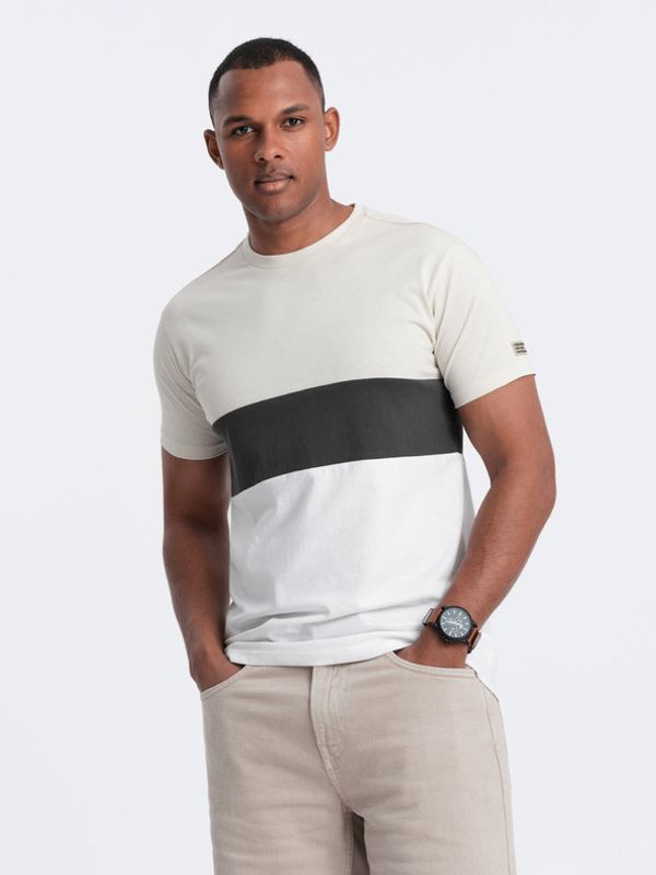 Ombre Clothing Ombre Clothing T-shirt Byal