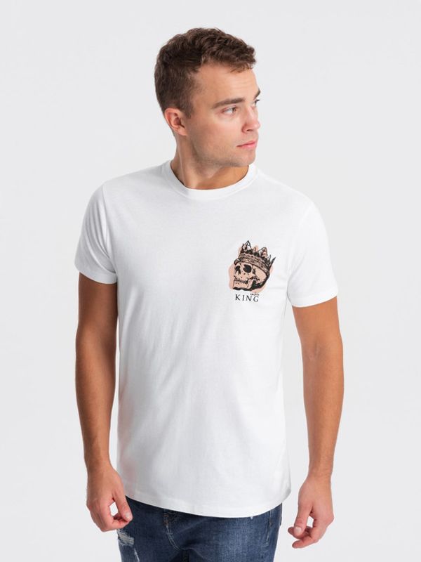 Ombre Clothing Ombre Clothing T-shirt Byal