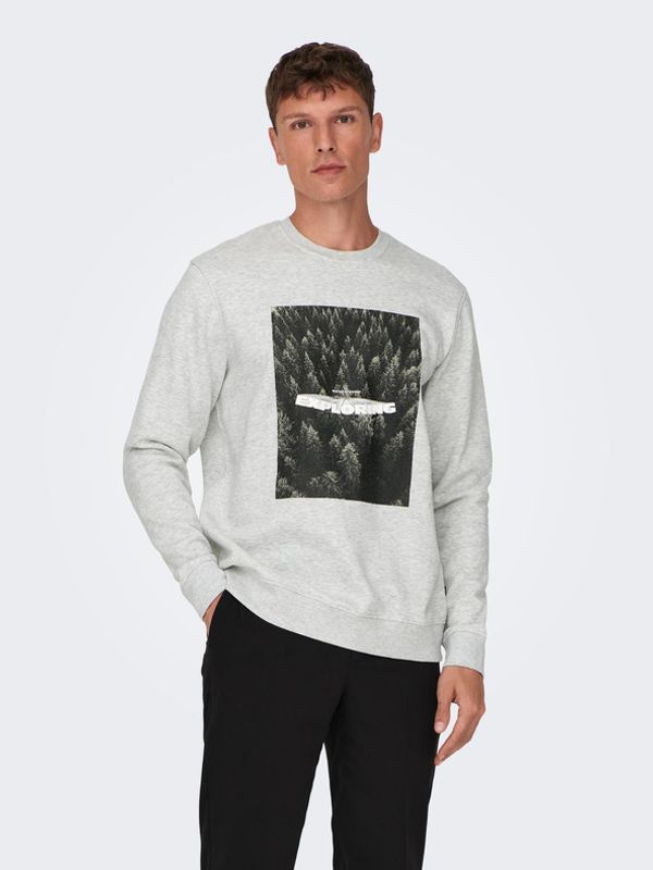 ONLY & SONS ONLY & SONS Oren Sweatshirt Siv