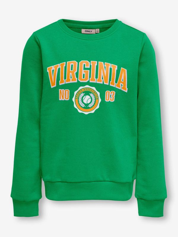ONLY ONLY Cali Суитшърт детски Zelen