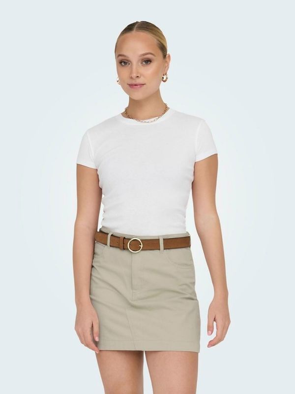 ONLY ONLY Elina T-shirt Byal