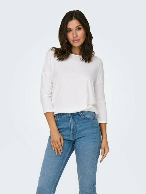 ONLY ONLY Glamour T-shirt Byal