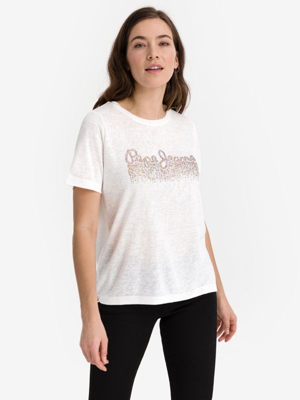 Pepe Jeans Pepe Jeans Davinia T-shirt Byal