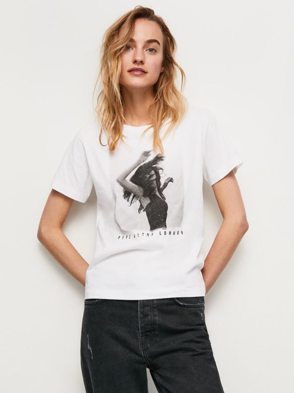 Pepe Jeans Pepe Jeans Sonya T-shirt Byal