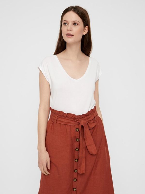 Pieces Pieces Kamala T-shirt Byal