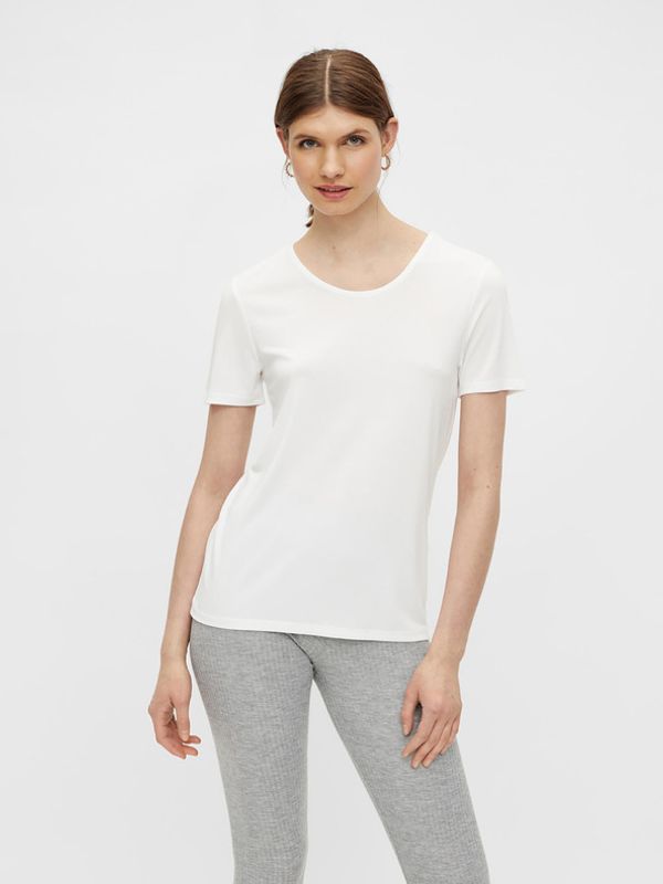 Pieces Pieces Kamala T-shirt Byal