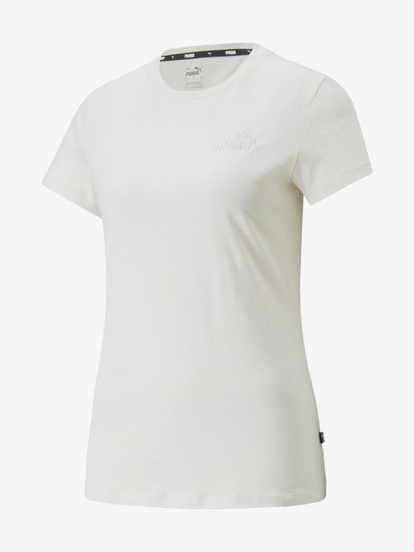 Puma Puma Embroidery T-shirt Byal
