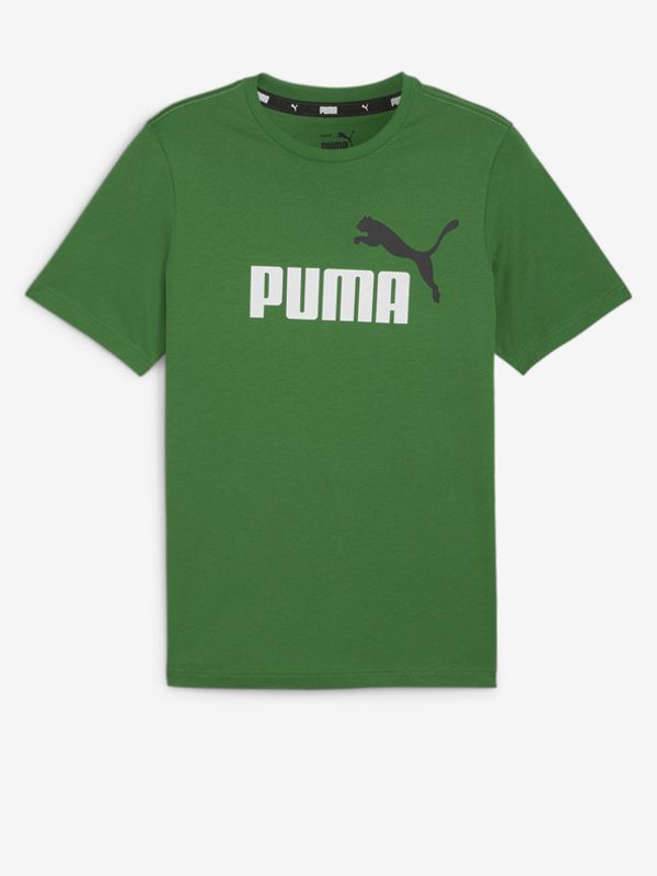 Puma Puma ESS+ 2 Col Logo T-shirt Zelen