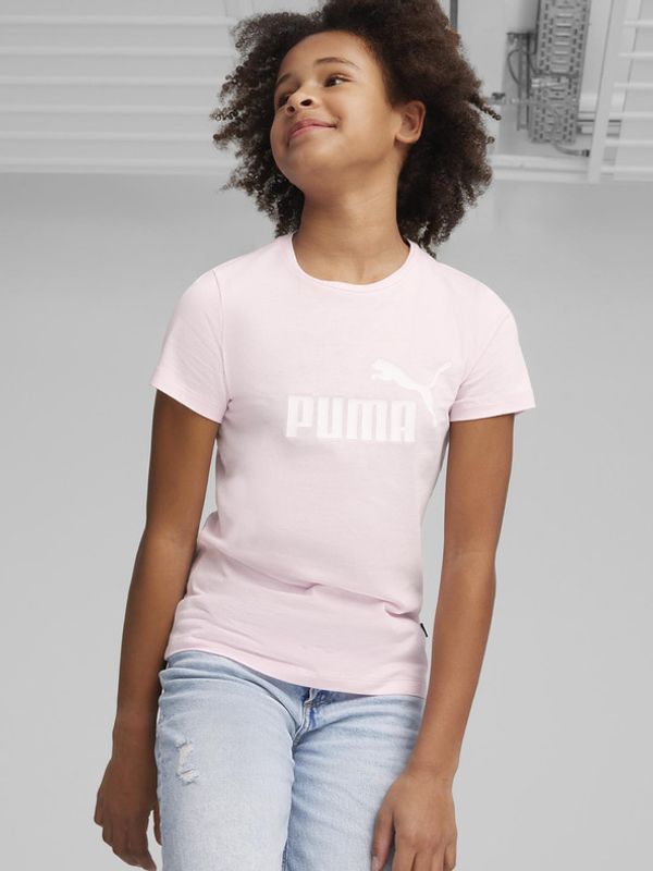 Puma Puma ESS Logo Тениска детски Rozov