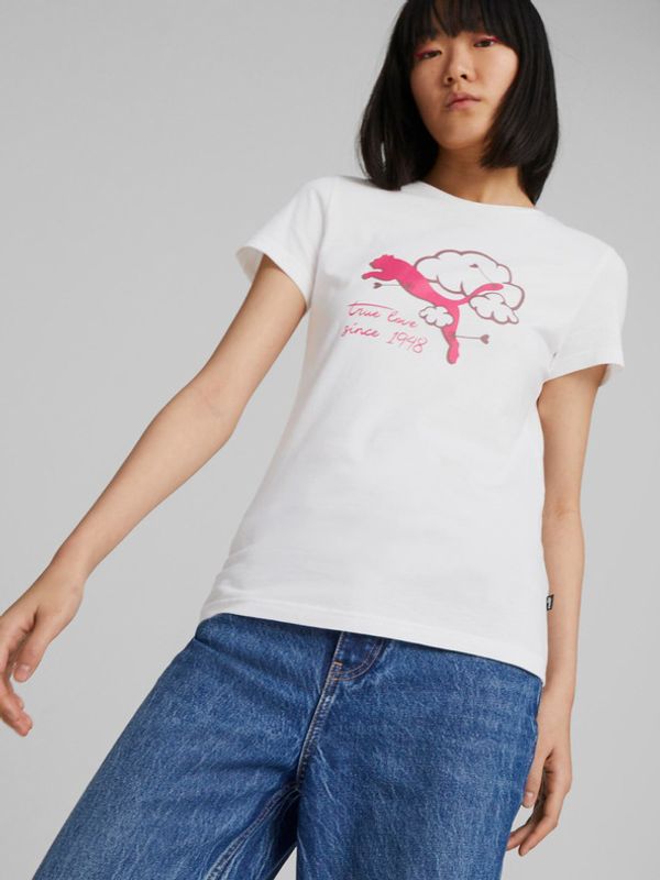 Puma Puma Graphics Valentine T-shirt Byal