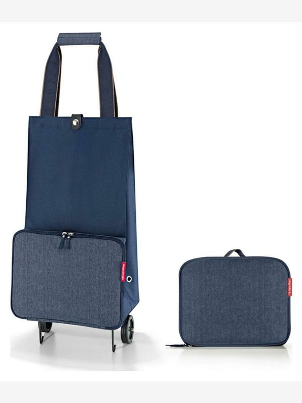 Reisenthel Reisenthel Foldabletrolley Herringbone Dark Blue Чанта Sin