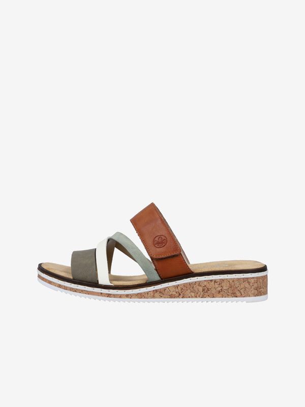 Rieker Rieker Пантофи Zelen