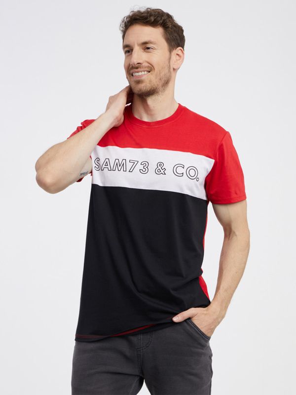 Sam 73 Sam 73 Seamus T-shirt Cherven