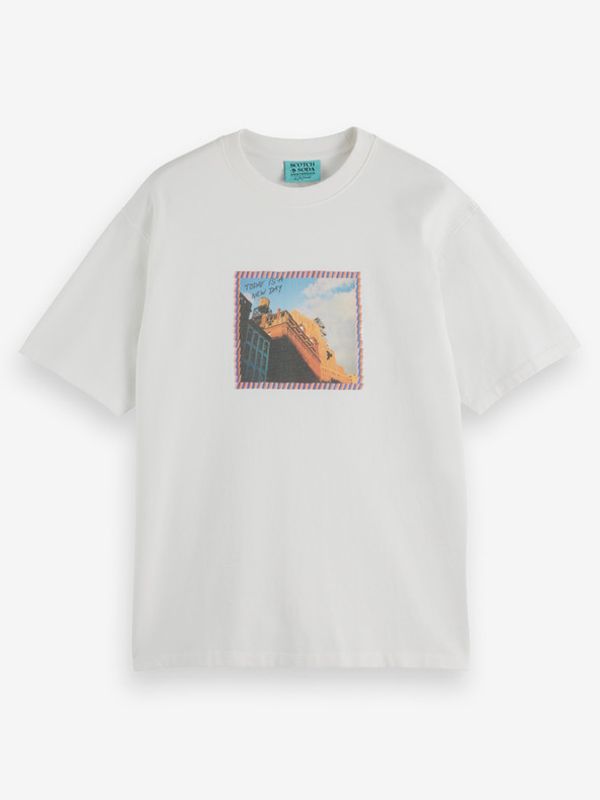 Scotch & Soda Scotch & Soda Scotch & Soda x Joe Jonas T-shirt Byal