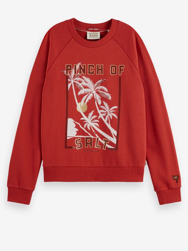 Scotch & Soda Scotch & Soda Sweatshirt Cherven