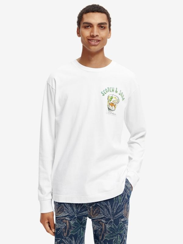 Scotch & Soda Scotch & Soda T-shirt Byal