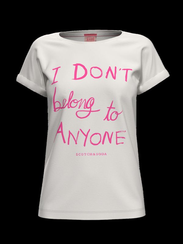 Scotch & Soda Scotch & Soda T-shirt Byal