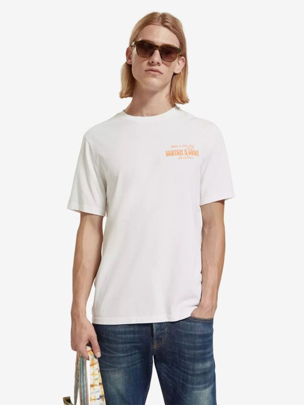 Scotch & Soda Scotch & Soda T-shirt Byal