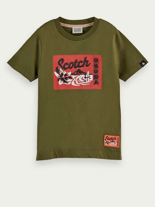Scotch & Soda Scotch & Soda Тениска детски Zelen