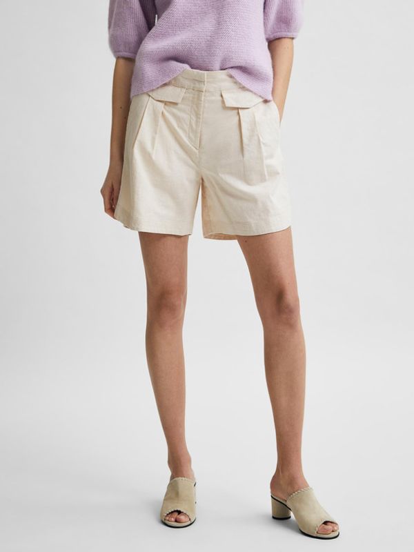 Selected Femme Selected Femme Cecilie Къси панталони Byal