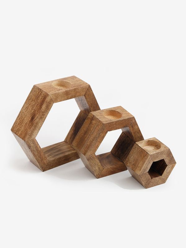 SIFCON SIFCON Hexagon Свещник Kafyav