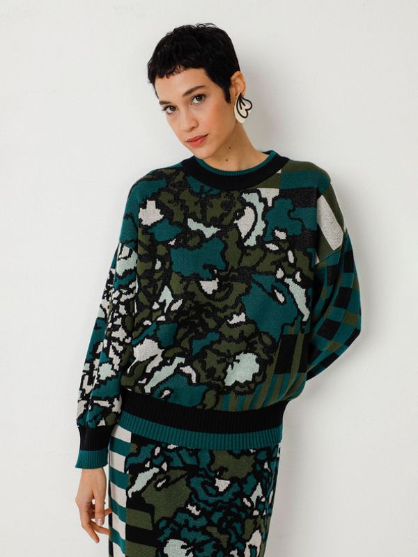 SKFK SKFK Suéter Larhun Пуловер Zelen