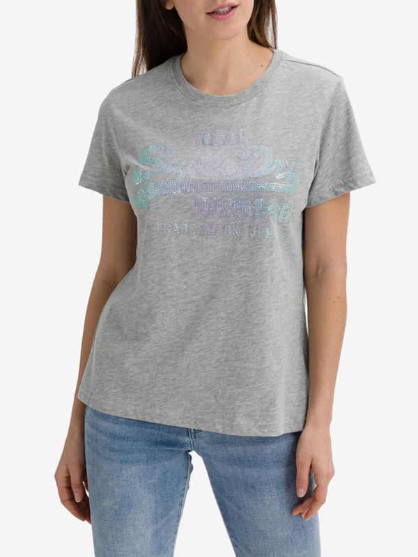 SuperDry SuperDry T-shirt Siv