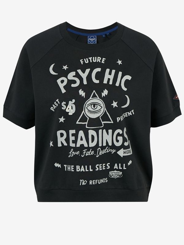 SuperDry SuperDry Workwear Cropped Sweat Crew Crop Топ Cheren