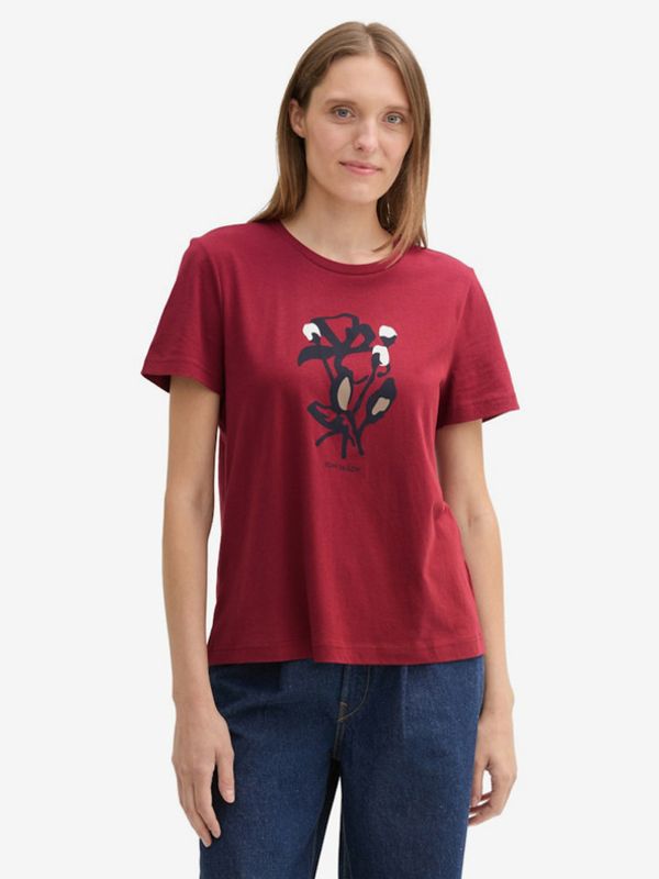 Tom Tailor Tom Tailor T-shirt Cherven