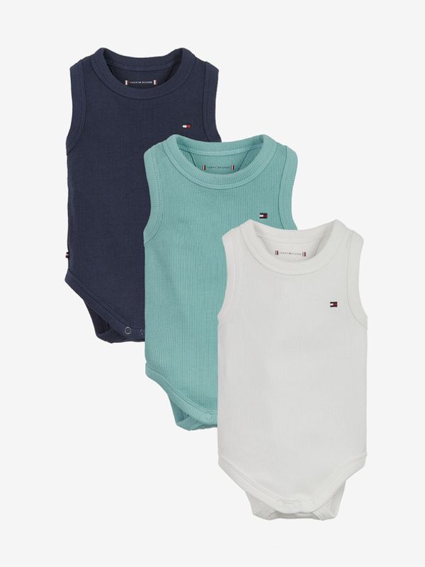 Tommy Hilfiger Tommy Hilfiger Боди 3 бр. детско Sin