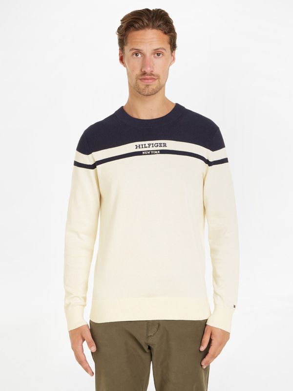 Tommy Hilfiger Tommy Hilfiger Colorblock Graphic Пуловер Byal