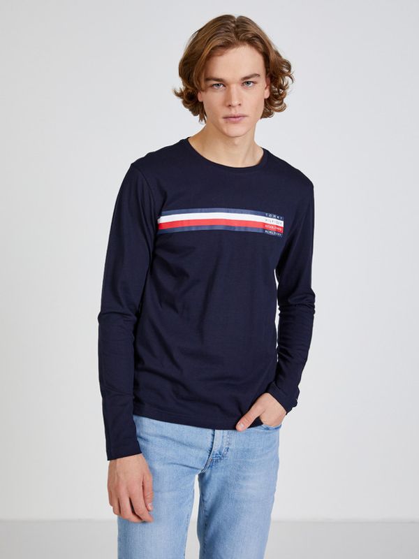 Tommy Hilfiger Tommy Hilfiger Sliced Bar T-shirt Sin