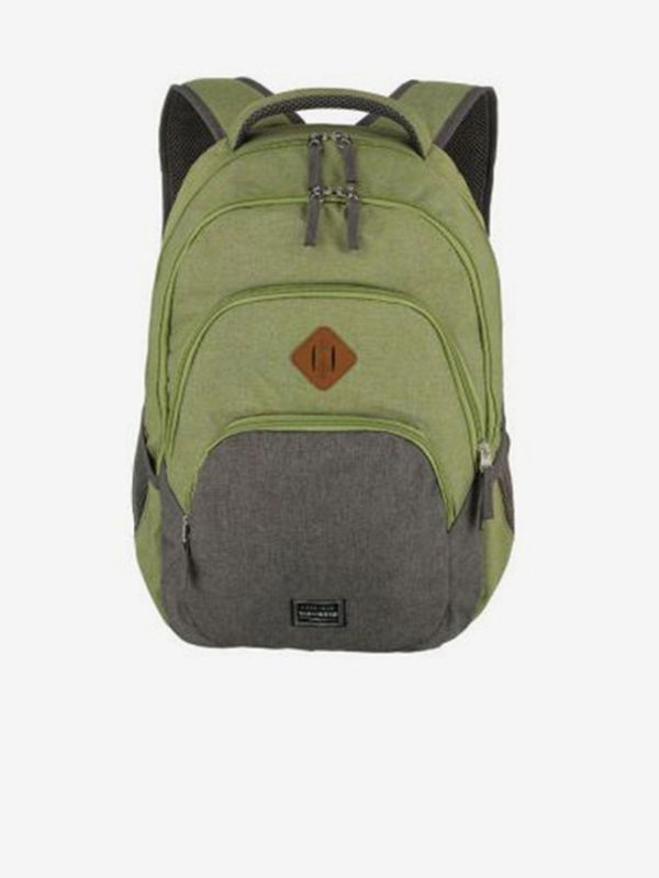 Travelite Travelite Basics Melange Green/grey Раница Zelen