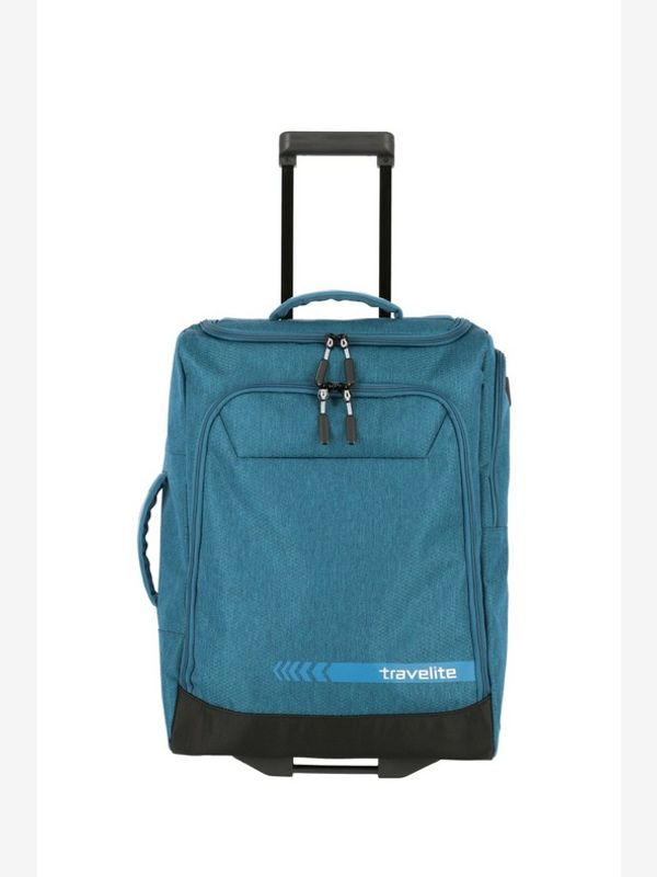 Travelite Travelite Kick Off Wheeled Duffle S - petrolejová Чанта Sin