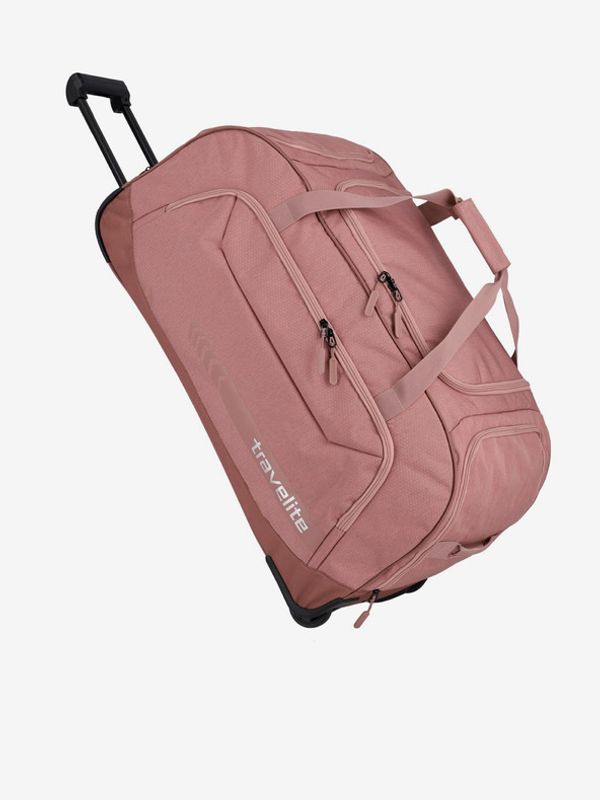 Travelite Travelite Kick Off Wheeled Duffle XL Rosé Чанта Rozov