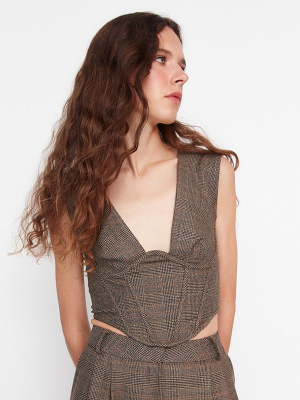 Trendyol Trendyol Crop Топ Kafyav