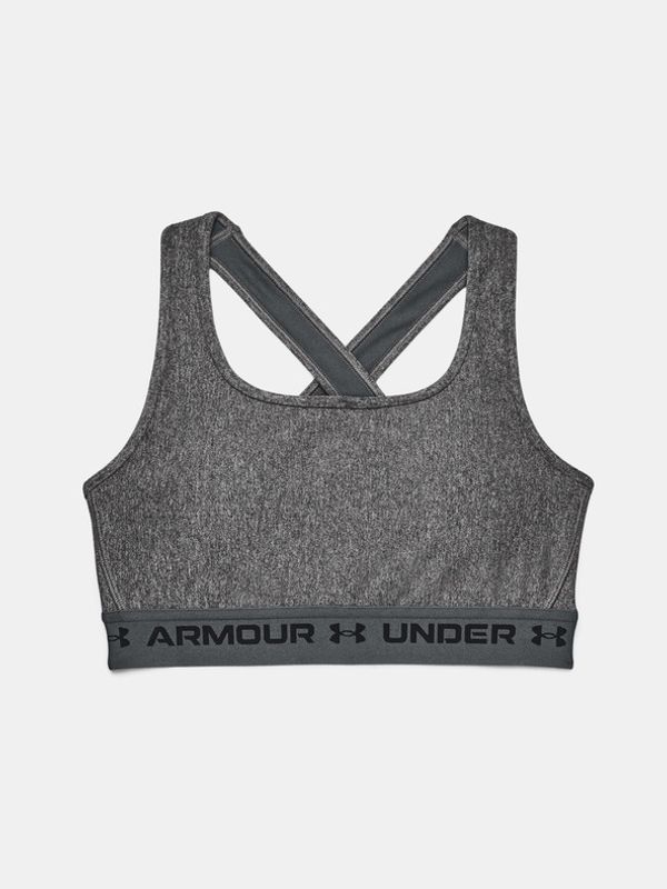 Under Armour Under Armour Crossback Mid Heather Cпортен Сутиен Siv