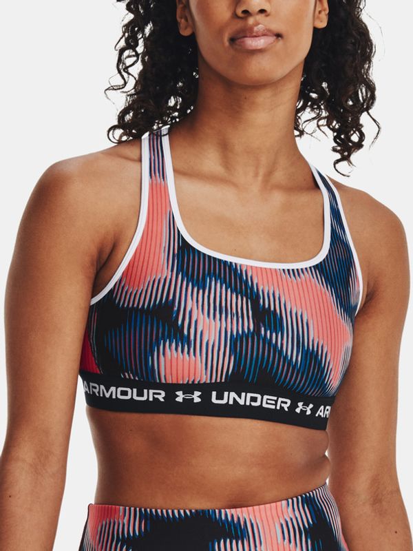 Under Armour Under Armour Crossback Mid Print Cпортен Сутиен Rozov