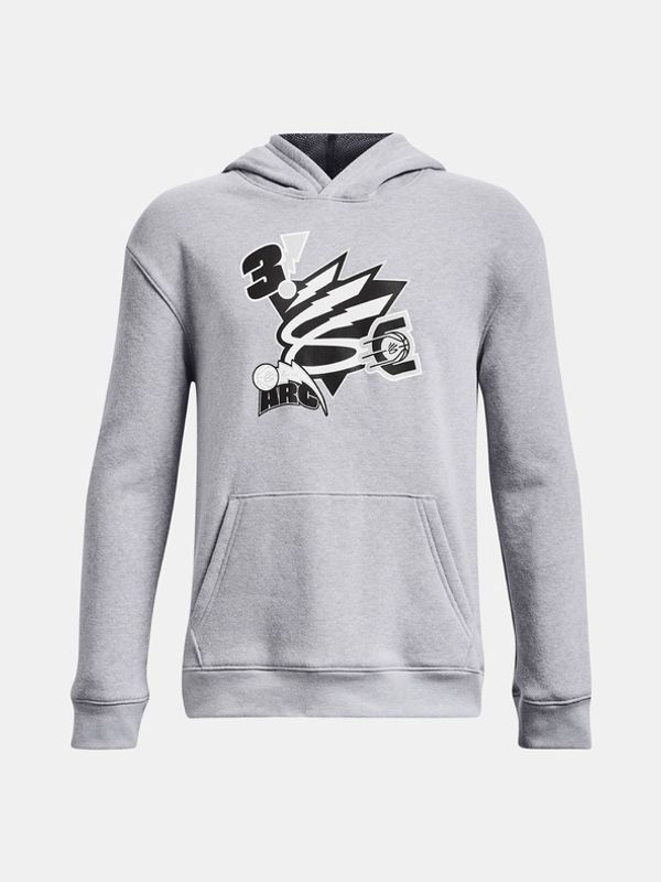 Under Armour Under Armour Curry Boys Big Splash Hoodie Суитшърт детски Siv